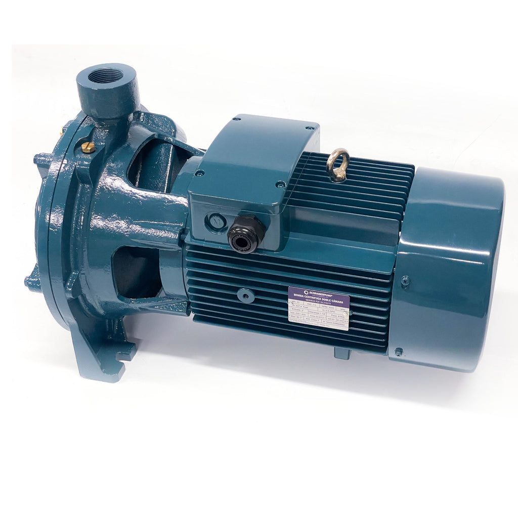 P2Cm 25-160/22.  Multistage Centrifugal Pump, 3 Hp, 220V, Cooper Winding, 213ft Head, 42.2gpm Max Flow, S. Steel Shaft, double brass impeller