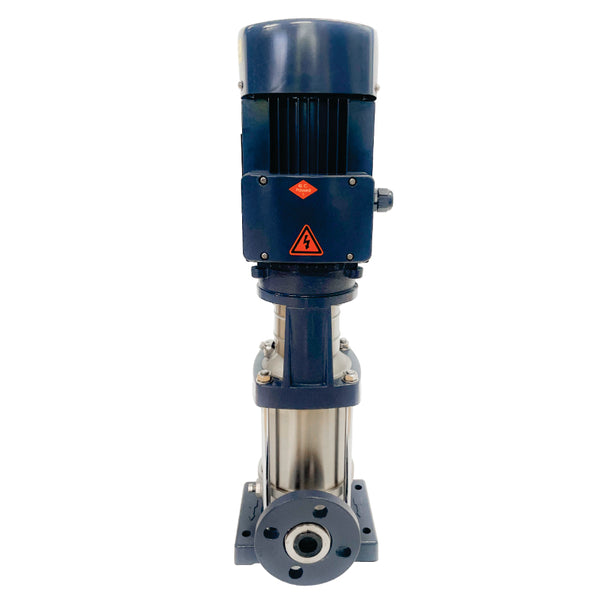 Pvs 4-6. Vertical Multistage Pump, 3 hp, 230v, 100 % Cooper Winding, 154 ft Max Head, 35.2 gpm Max Flow, 304 Stainless Steel Shaft, Thermal Protector, Cast Iron Body Pump, SCHRAIBERPUMP.